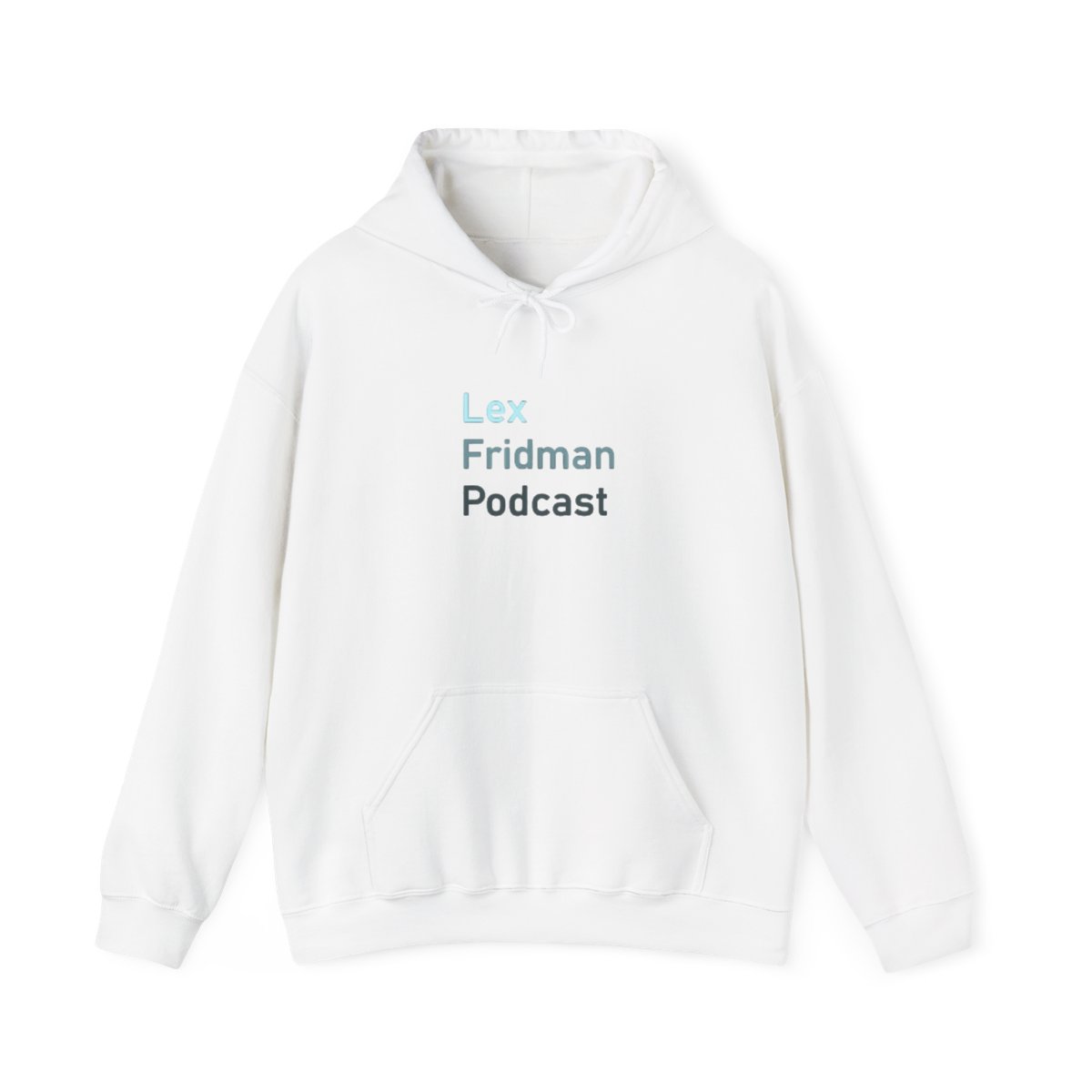 Lex Fridman Podcast Hoodie #3 - alternate angle 2, merchandise