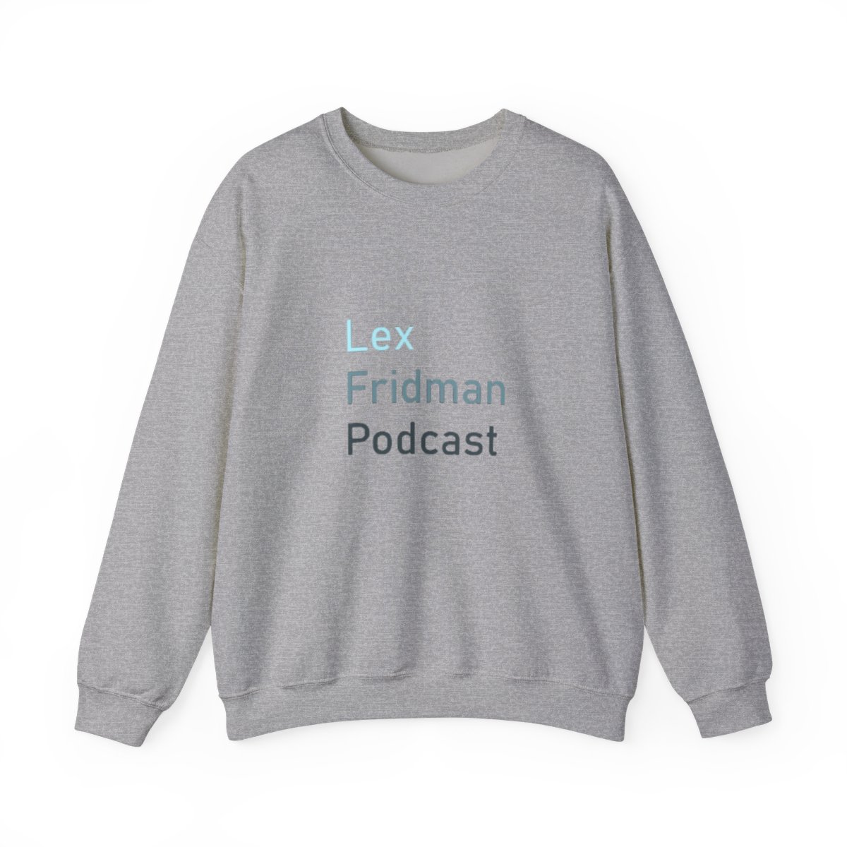 Lex Fridman Podcast Crewneck Sweatshirt #3 - alternate angle 2, merchandise