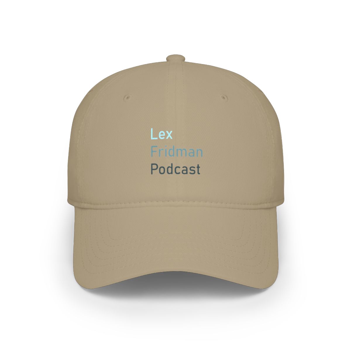 Lex Fridman Podcast Baseball Cap #4 - alternate angle 3, merchandise